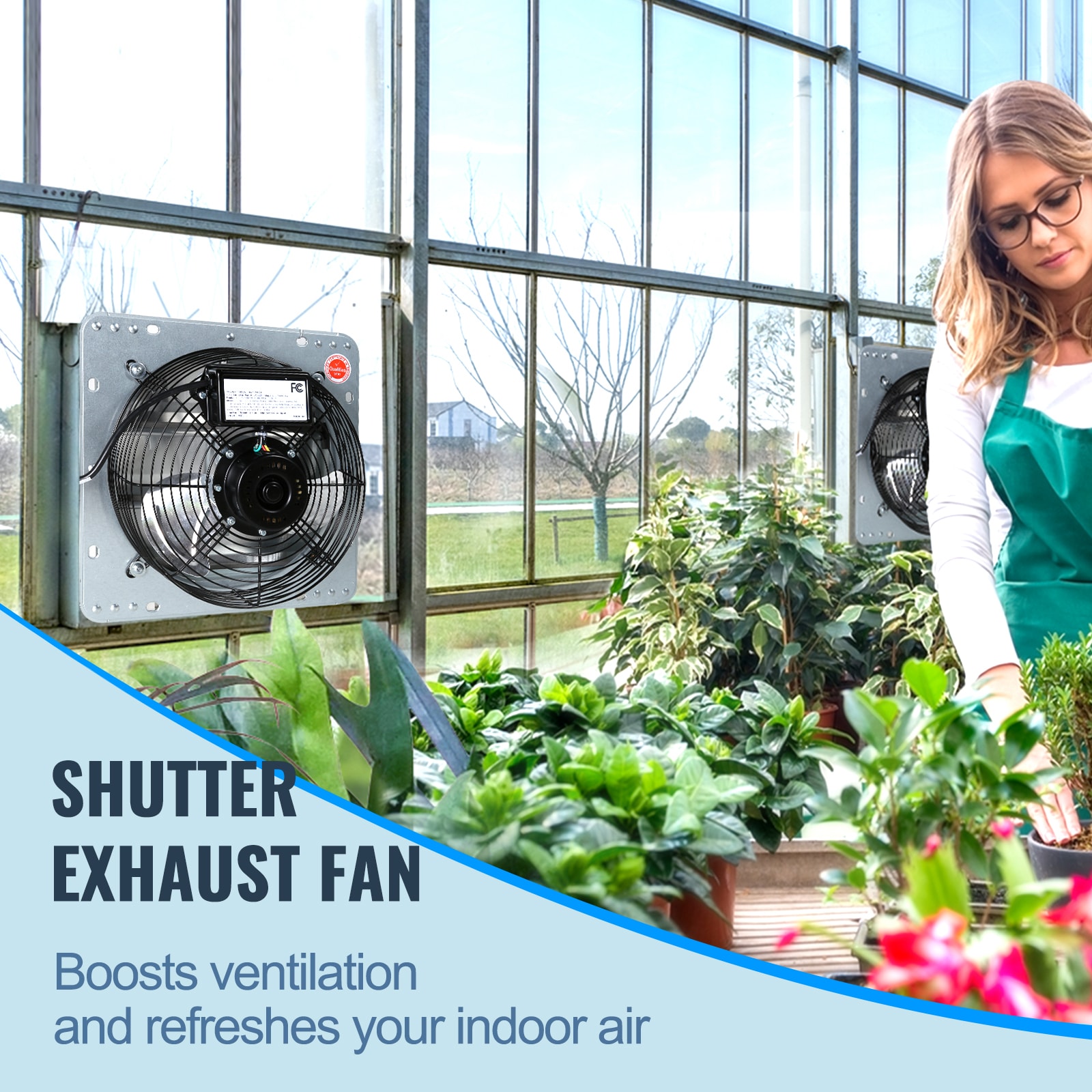 Industrial Shutter Exhaust Fan For Ventilation And Cooling Shop_voghion.com